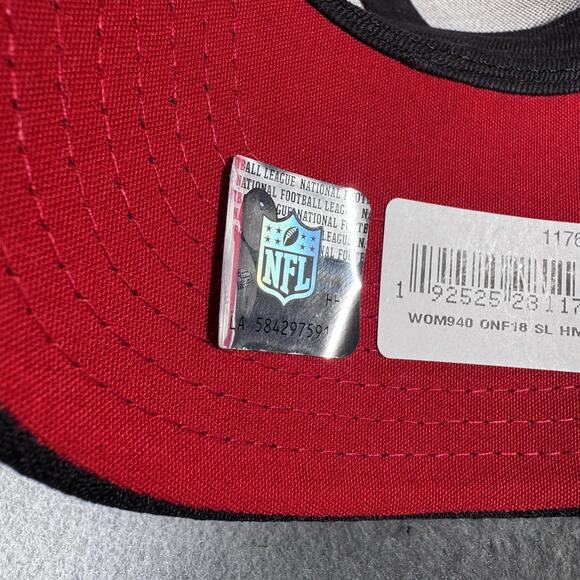 New Era 9FORTY Atlanta Falcons Women Adjustable NFL On Field Sideline Hat Red - Picture 10 of 13